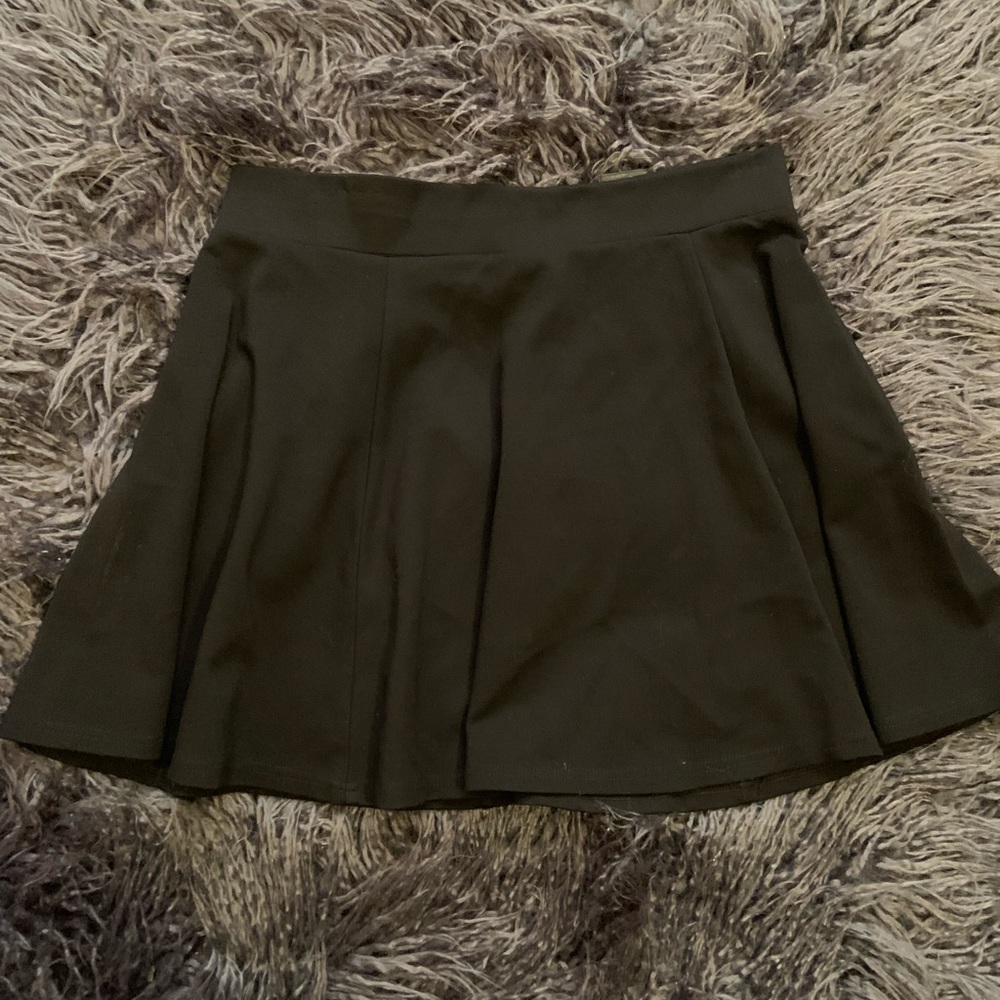 Black short skirt